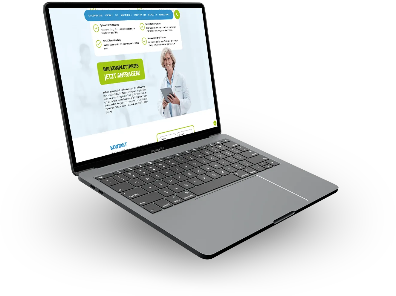 Laptop Ansicht