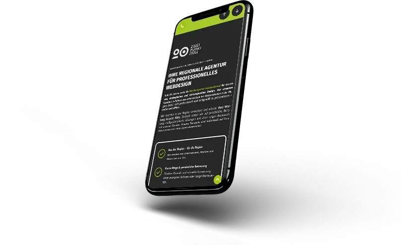 Smartphone Ansicht